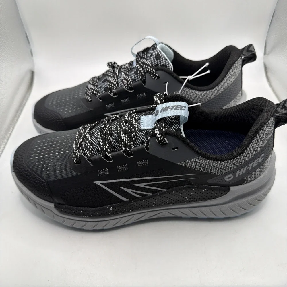 Hi-Tec Catalina II Trail Running Shoes Womens Black Gray Athletic Sneakers - 7.5